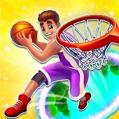 Скачать взломанную Hoop World: Flip Dunk Game 3D (Хуп Ворлд)  [МОД Menu] - последняя версия apk на Андроид