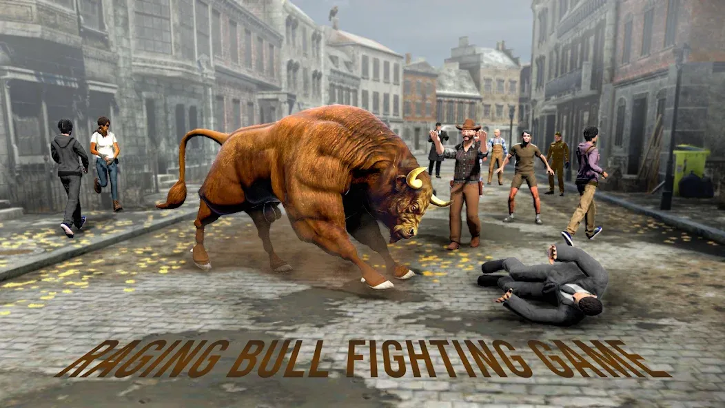 Bull Fighting Game: Bull Games  [МОД Много монет] Screenshot 1