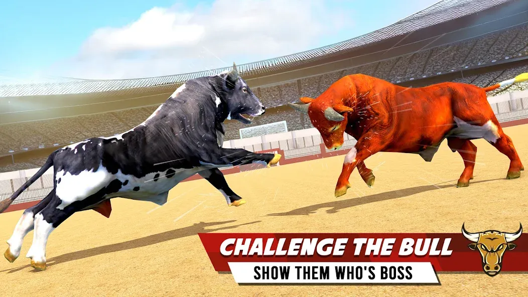 Bull Fighting Game: Bull Games  [МОД Много монет] Screenshot 2