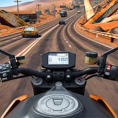 Взлом Moto Rider GO: Highway Traffic (Мото Райдер ГО)  [МОД Unlimited Money] - последняя версия apk на Андроид