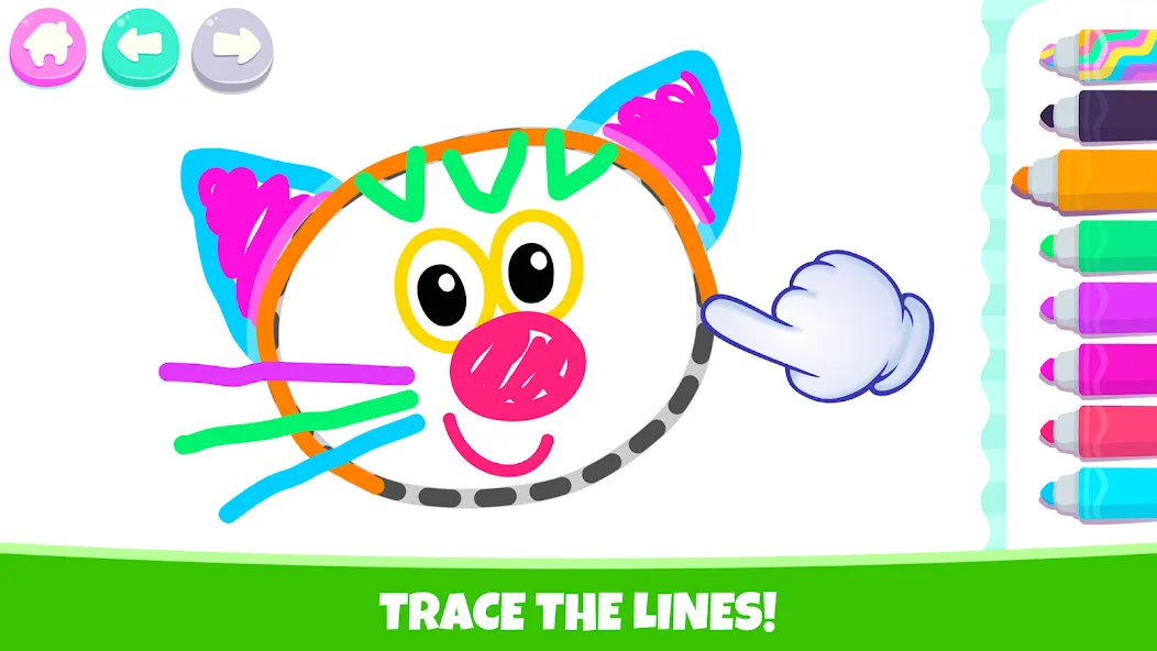 Drawing for kids! Toddler draw  [МОД Меню] Screenshot 2