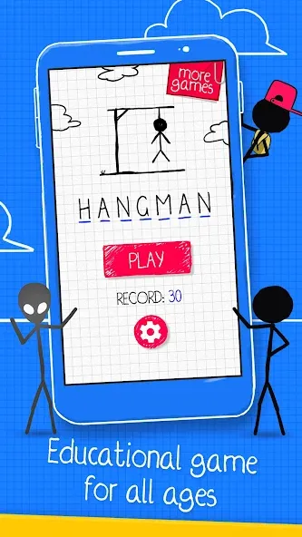 Hangman  [МОД Бесконечные монеты] Screenshot 4