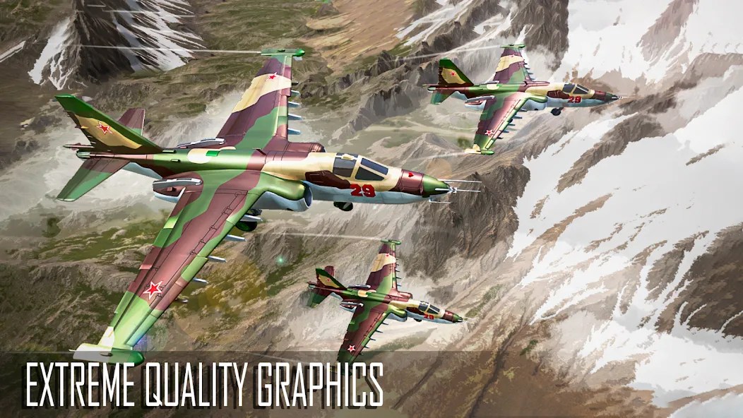 Jet Fighter: Sky Combat 3D (Джет Файтер)  [МОД Menu] Screenshot 4