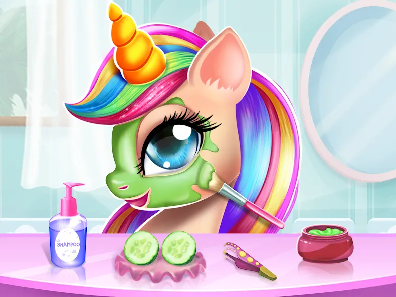 Unicorn Dress up Girls Game  [МОД Много денег] Screenshot 3