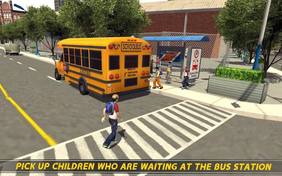 School Bus 16  [МОД Unlocked] Screenshot 1