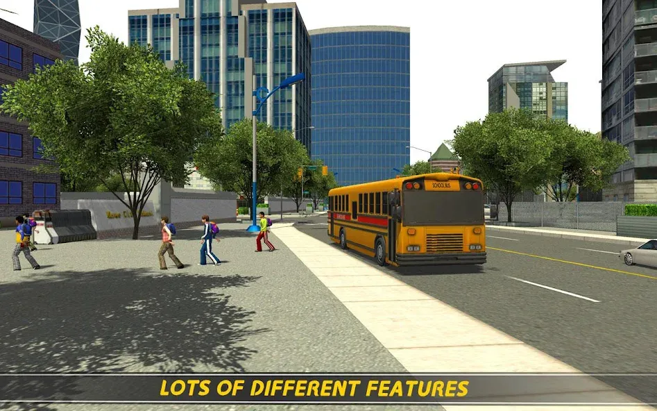 School Bus 16  [МОД Unlocked] Screenshot 2