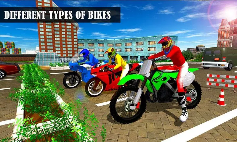 Bike Parking Moto Driving Game (Ларонг Парадахан нг Бисиклета)  [МОД Много монет] Screenshot 2