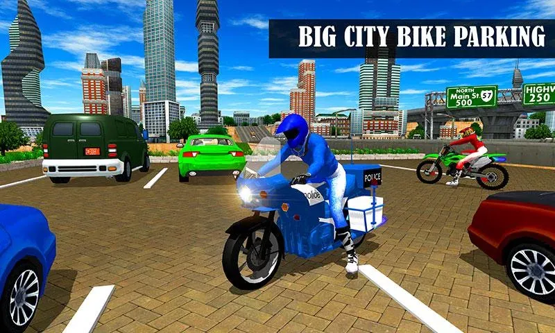 Bike Parking Moto Driving Game (Ларонг Парадахан нг Бисиклета)  [МОД Много монет] Screenshot 3