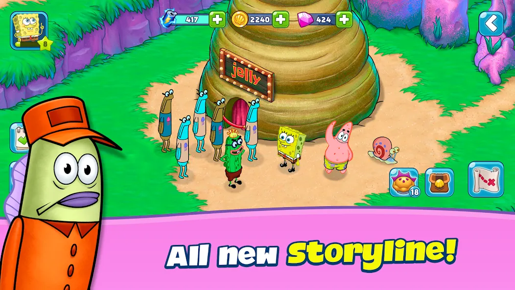 SpongeBob Adventures: In A Jam (Спанч Боб приключения)  [МОД Mega Pack] Screenshot 4