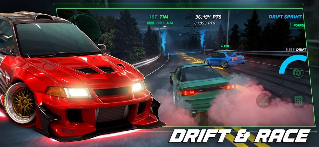 Static Shift Racing (Статик Шифт Рейсинг)  [МОД Unlimited Money] Screenshot 1