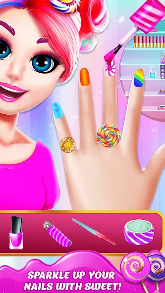 DIY Candy Makeup-Beauty Salon (ДИУАИ Мейкап)  [МОД Все открыто] Screenshot 3