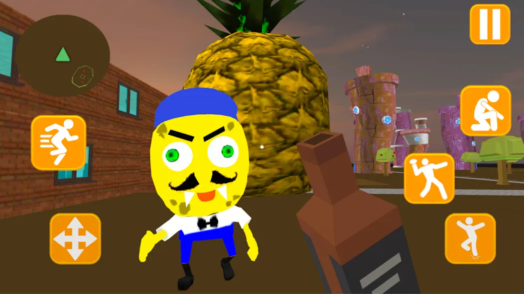 Neighbor Sponge. Scary Secret  [МОД Menu] Screenshot 1