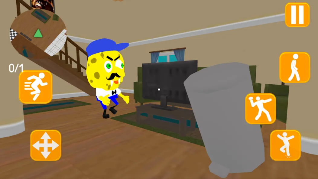 Neighbor Sponge. Scary Secret  [МОД Menu] Screenshot 5