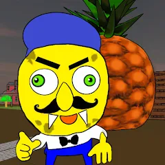 Скачать взлом Neighbor Sponge. Scary Secret  [МОД Menu] - последняя версия apk на Андроид