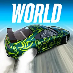 Взломанная Drift Max World - Racing Game (Дрифт Макс Ворлд)  [МОД Menu] - полная версия apk на Андроид