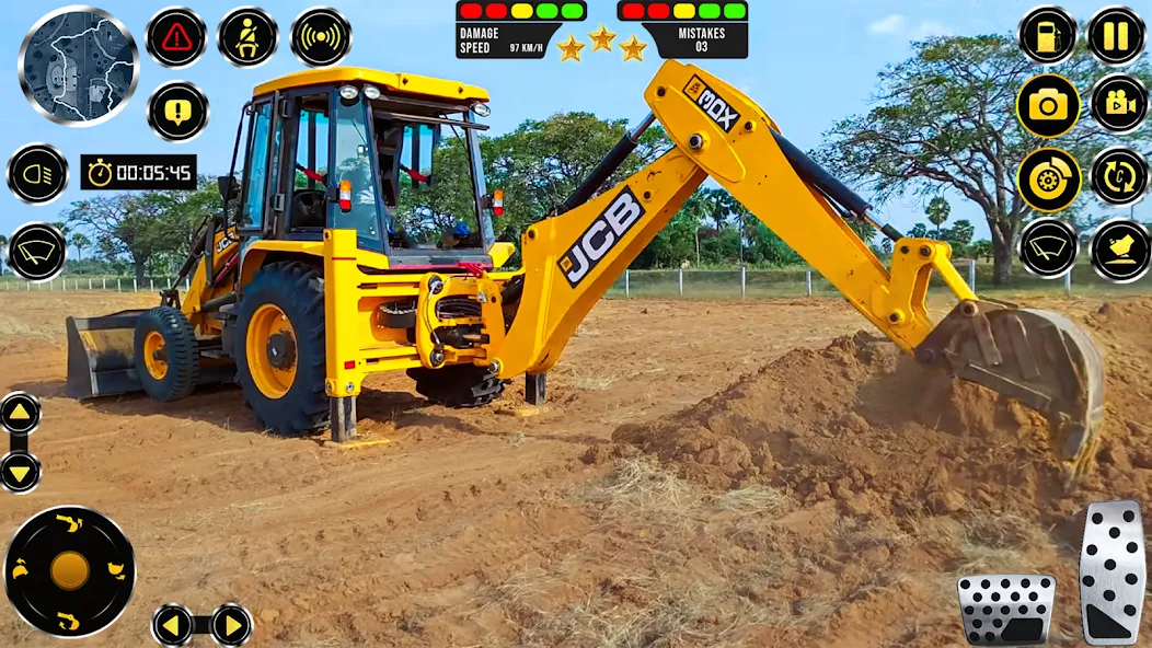 JCB Excavator Construction 3D  [МОД Много денег] Screenshot 2