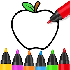 Взлом Toddler Coloring Book For Kids  [МОД Много монет] - стабильная версия apk на Андроид