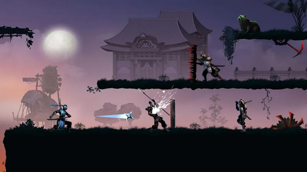 Ninja warrior: legend of adven  [МОД Много монет] Screenshot 2