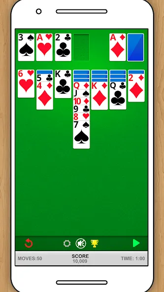 SOLITAIRE CLASSIC CARD GAME  [МОД Бесконечные монеты] Screenshot 4