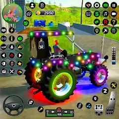 Скачать взломанную Tractor Farming Games 2023  [МОД Unlimited Money] - полная версия apk на Андроид