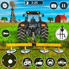 Взлом Real Tractor Driving Games (Риал Трактор Драйвинг Геймс)  [МОД Menu] - полная версия apk на Андроид