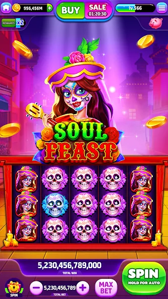 Spin To Rich - Vegas Slots (Спин Ту Рич)  [МОД Mega Pack] Screenshot 2