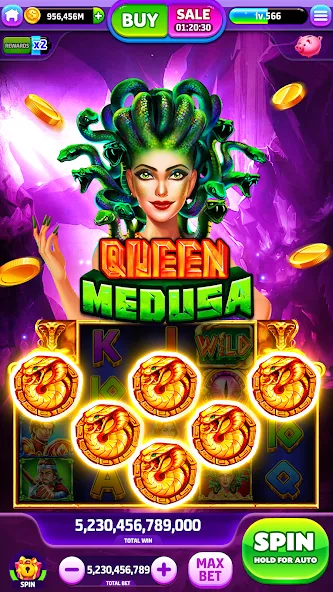 Spin To Rich - Vegas Slots (Спин Ту Рич)  [МОД Mega Pack] Screenshot 3