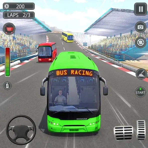 Coach Bus Games: Bus Simulator (Коуч Бас Геймс)  [МОД Много денег] Screenshot 1