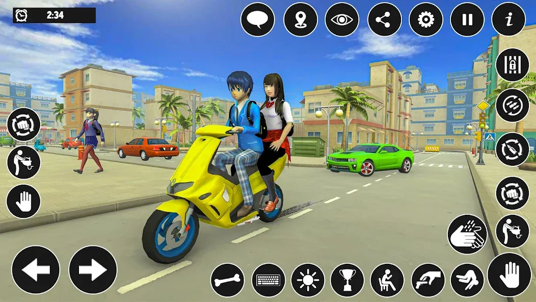 High School Boy Virtual Life  [МОД Бесконечные деньги] Screenshot 2