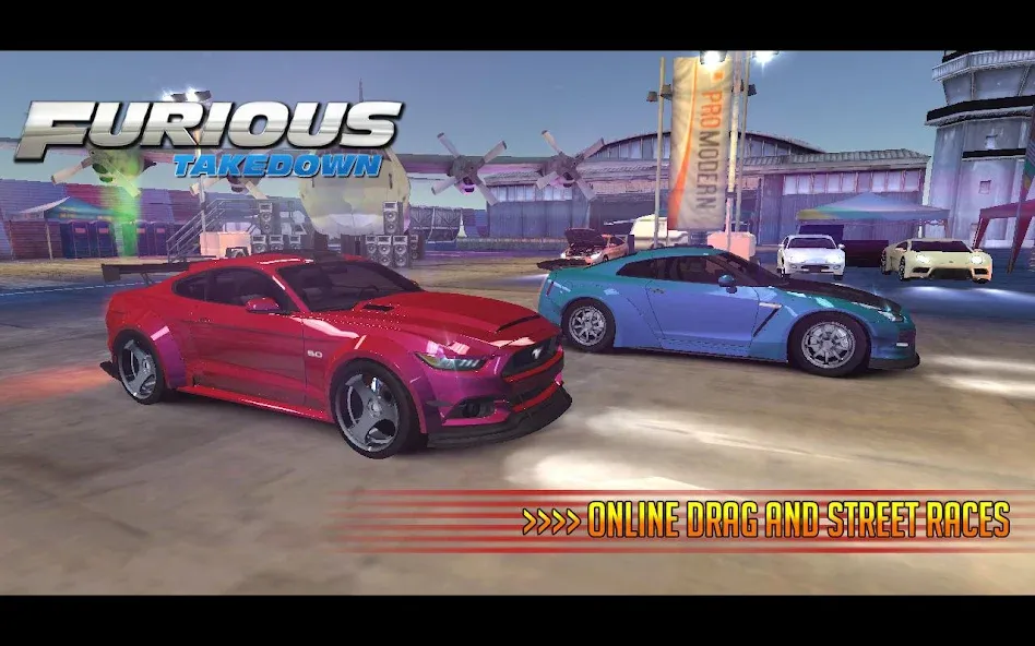 Furious: Takedown Racing (Фьюриъс)  [МОД Много монет] Screenshot 2