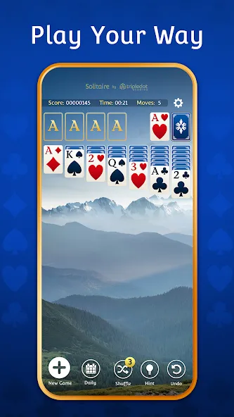 Solitaire: Classic Card Games  [МОД Unlocked] Screenshot 5