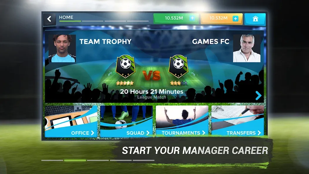 FMU - Football Manager Game (Эфэмуэй)  [МОД Mega Pack] Screenshot 2