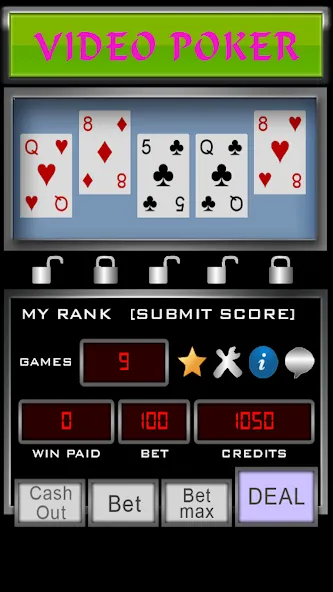 Video Poker (Видео Покер)  [МОД Все открыто] Screenshot 2