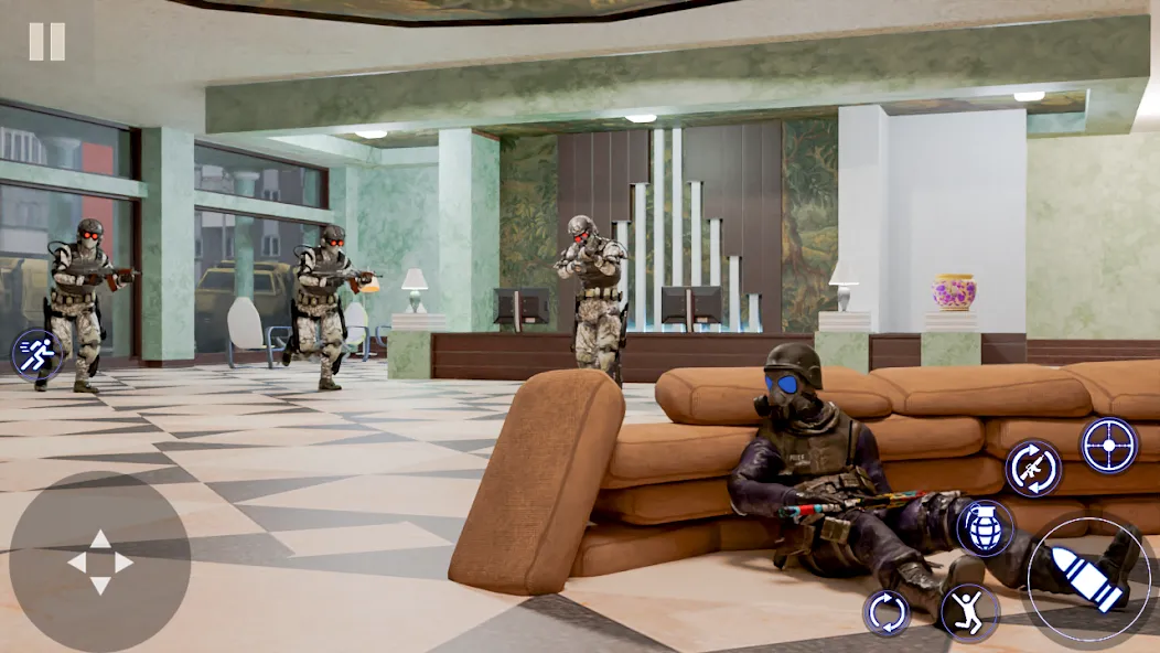 Modern Commando FPS Army Games  [МОД Много денег] Screenshot 2