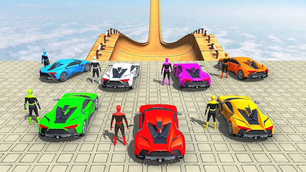 Mega Ramp Car Games Car Stunts  [МОД Menu] Screenshot 1