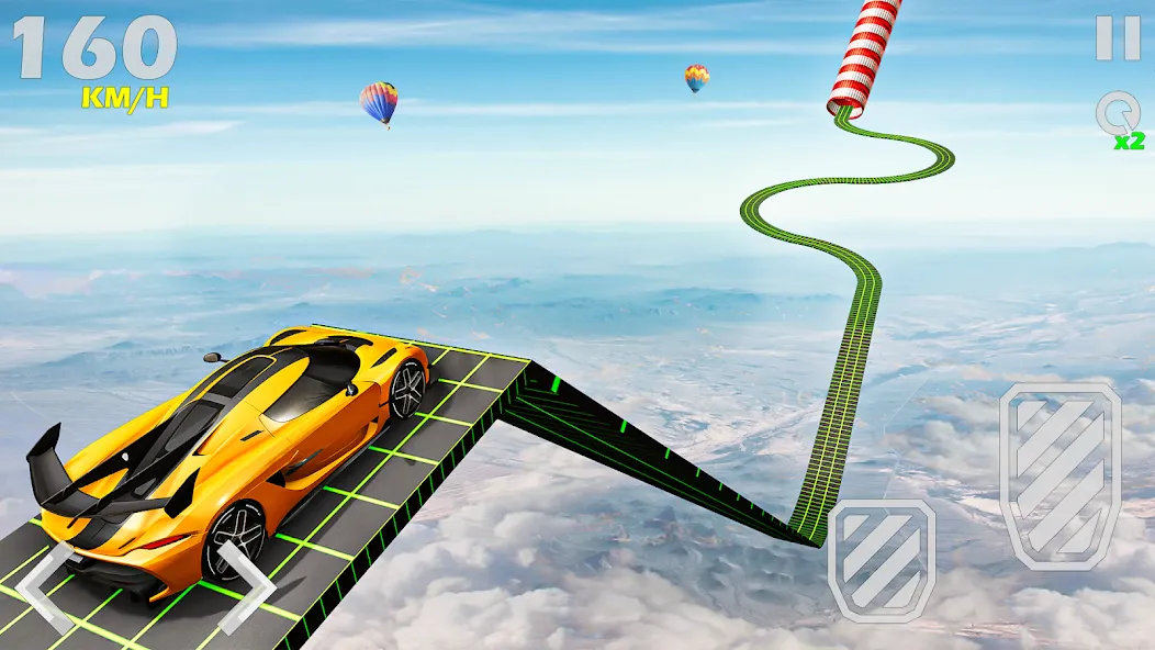 Mega Ramp Car Games Car Stunts  [МОД Menu] Screenshot 4