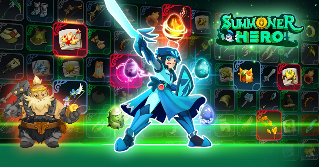 Summoner Hero: Epic Battle (Саммонер Хиро)  [МОД Бесконечные деньги] Screenshot 2