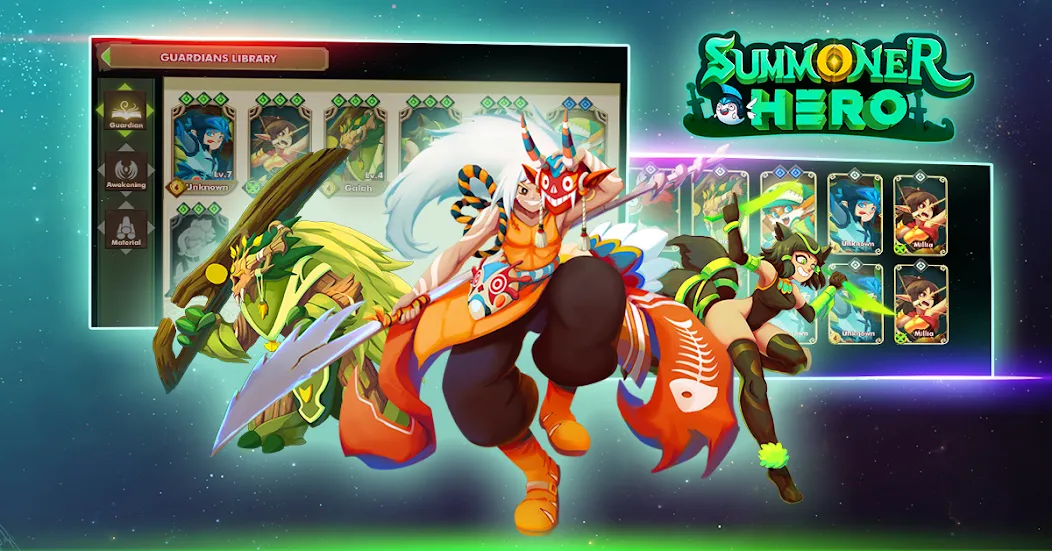 Summoner Hero: Epic Battle (Саммонер Хиро)  [МОД Бесконечные деньги] Screenshot 4