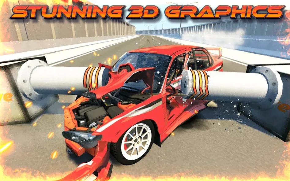 Highway Crash Car Race  [МОД Menu] Screenshot 2