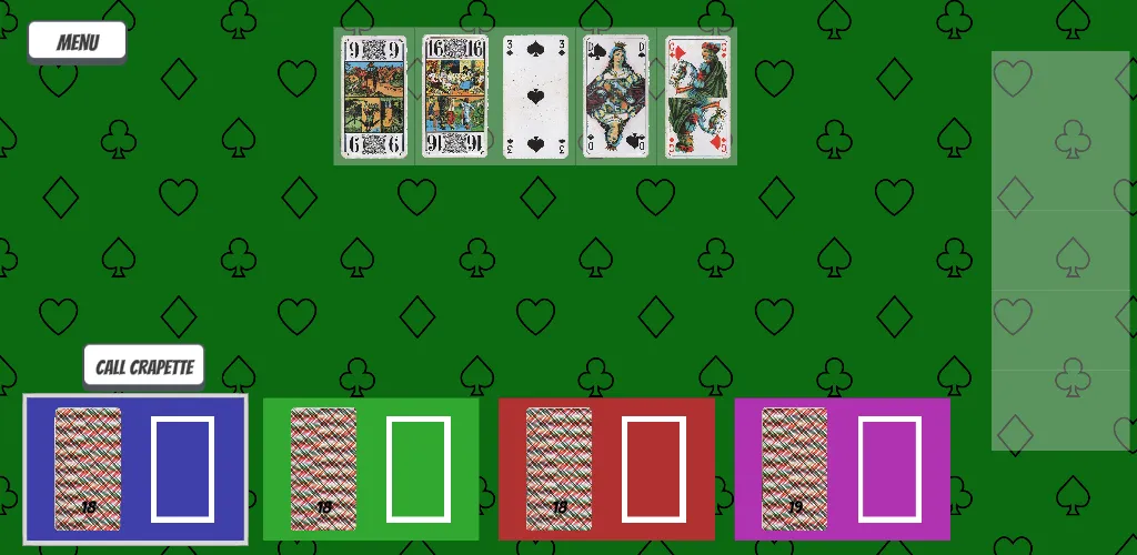 Crapette multiplayer solitaire (Крапет мультиплеер солитер)  [МОД Unlimited Money] Screenshot 1