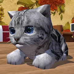 Скачать взломанную Cute Pocket Cat 3D (Сьют Покет Кэт 3Д)  [МОД Все открыто] - полная версия apk на Андроид