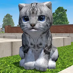 Скачать взломанную Cute Pocket Cat 3D - Part 2 (Сьют Покет Кэт 3Д)  [МОД Много монет] - стабильная версия apk на Андроид