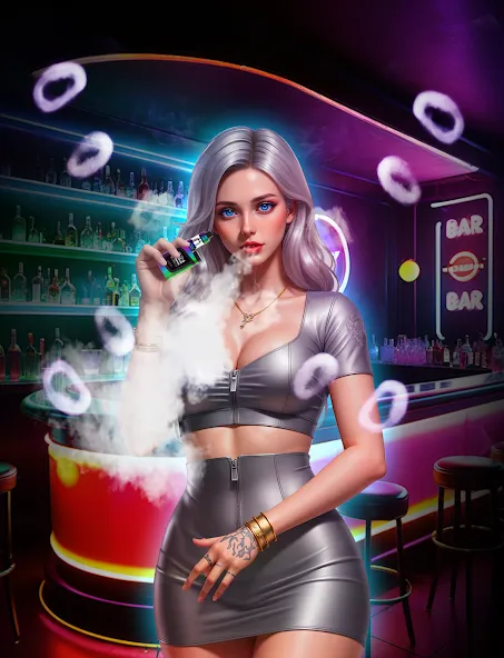 Virtual Vape Smoke Simulation (Виртуальное имитирование дыма от вэйпа)  [МОД Menu] Screenshot 2
