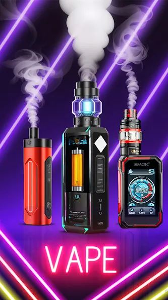 Virtual Vape Smoke Simulation (Виртуальное имитирование дыма от вэйпа)  [МОД Menu] Screenshot 4