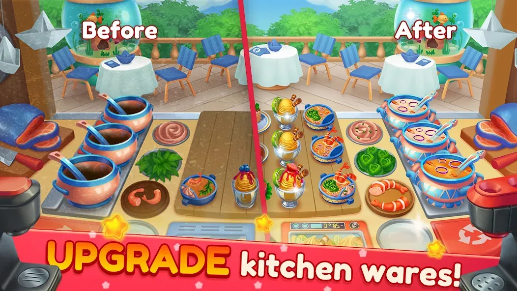 Cooking Artist: Kitchen Game (Кукинг Артист)  [МОД Бесконечные монеты] Screenshot 2