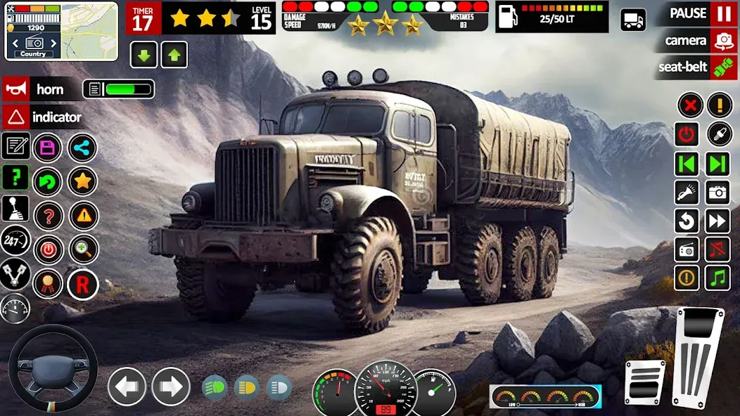 Army Truck Transport Game 2023  [МОД Бесконечные деньги] Screenshot 3