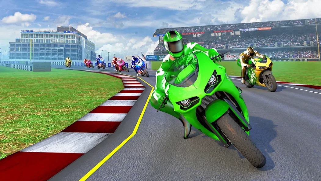 3D Bike Racing Games Offline  [МОД Mega Pack] Screenshot 5