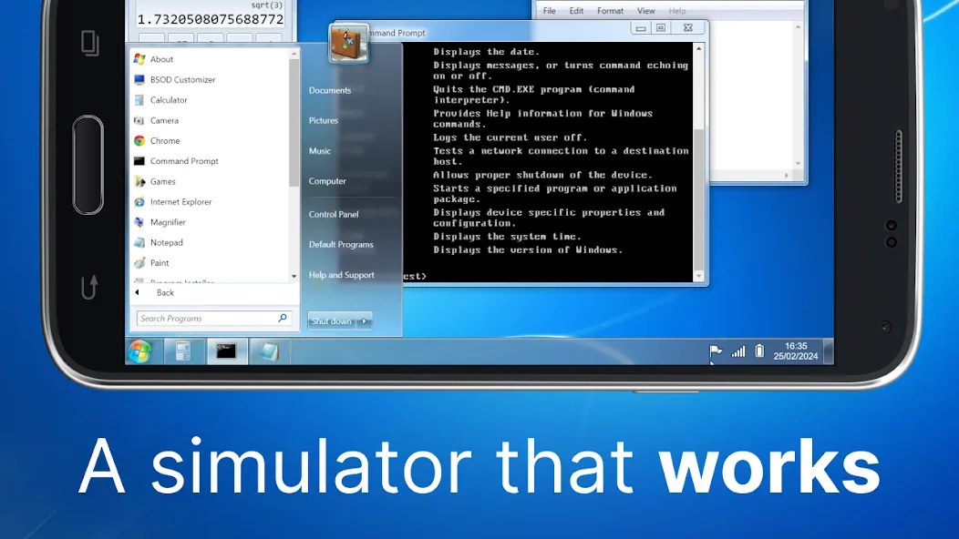 Win7 Simu (Вин7 Симу)  [МОД Unlocked] Screenshot 2