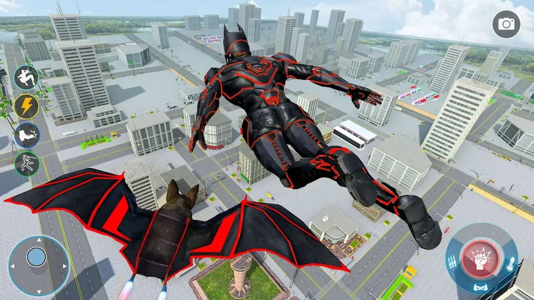 Flying Bat Robot Car Transform (Флайинг Бэт Робот Кар Трансформ)  [МОД Unlocked] Screenshot 2