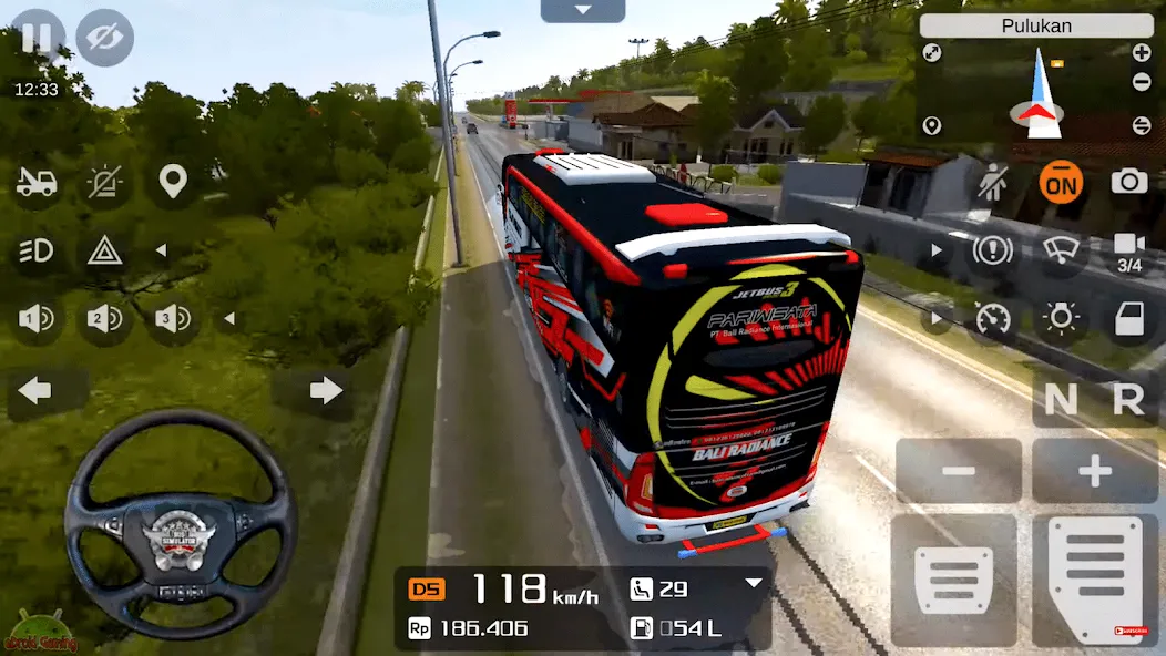 Coach Tourist Bus City Driving  [МОД Menu] Screenshot 2